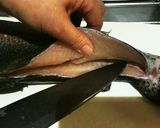 豊島園大型の鱒の処理の仕方作り方9写真