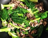 小松菜と牛肉の炒め物作り方3写真