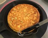 ニトスキ２つでひっくりかえす、お好み焼き作り方5写真