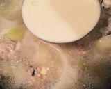 玉葱と鶏団子のクリーミー豆乳麦みそ汁作り方9写真