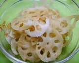 レンジで簡単！蓮根の甘辛煮(下処理~)作り方2写真