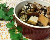 厚揚げとしいたけ(椎茸)の♡黒ゴマ♡煮物作り方3写真