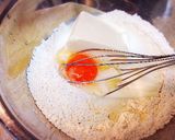 もっちり！豆腐ホットケーキ。作り方2写真