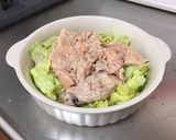 10分で♪キャベツと鮭缶の味噌バター焼き作り方2写真