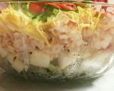 ひな祭り！お酢なし三色のケーキ風ご飯♪作り方7写真