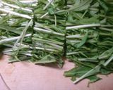 簡単！朝食にも♪水菜とツナのワサビ和え！作り方1写真
