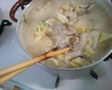 簡単＊白菜とカニ缶 きのこの中華スープ♪作り方5写真
