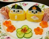 *キャラ弁*お雛様プレート*作り方5写真