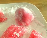 ピンク色に華やかな苺大福作り方11写真
