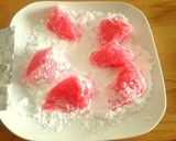 ピンク色に華やかな苺大福作り方10写真