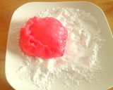 ピンク色に華やかな苺大福作り方9写真
