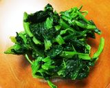 チーズがとろーりハムとほうれん草の春巻き作り方1写真