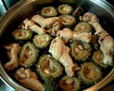 ダイエット!?種まで食べるゴ～ヤ～の煮物作り方4写真