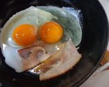 最速のベーコンＷエッグ作り方7写真