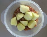甘辛そぼろとキャベツのポテトサラダ。作り方4写真