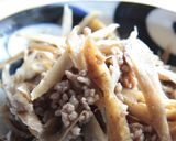 手早く美味しい副菜　ごぼうの肉きんぴら作り方7写真
