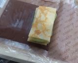 スライス生チョコレートで洋書風クレープ作り方3写真