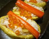 ちらし寿司ケーキ♪オムライス風作り方7写真