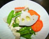 茹で野菜の和風サラダ作り方5写真