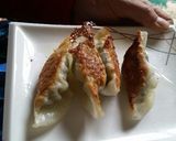 キャベツとニラの手作り味付け焼き餃子作り方9写真