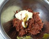 キャベツたっぷりコンビーフサンド作り方2写真