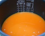 人参ジュースの炊き込みご飯作り方2写真