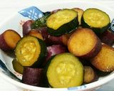 紅はるかとズッキーニの甘煮✨作り方6写真