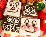 朝食にスライス生チョコで簡単キャラサンド作り方5写真