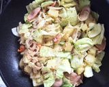 マヨマスタードのキャベツジャーマンポテト作り方4写真