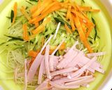 残った ケン(ツマ)で中華風サラダ作り方1写真