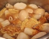 夕食おもてなし♪HBで作る団子入りおでん作り方2写真