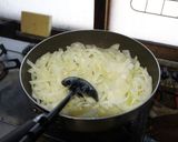 キャベ玉丼作り方3写真