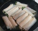 豚コマと春菊の餃子の皮巻き作り方3写真