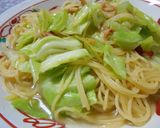 簡単☆春キャベツと桜海老のパスタ作り方6写真