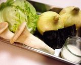 新玉ねぎのフォンデュ鍋で鯛しゃぶしゃぶ作り方1写真
