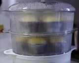 ふわほわチーズ蒸しパン（蒸しパンケーキ）作り方12写真