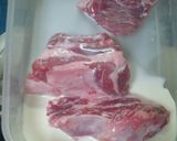 スペアリブの焼き肉のたれ漬け 超うまい作り方1写真