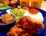 白だしで　唐揚げ♪作り方3写真