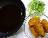 簡単!カキ丼(カキの卵とじ)牡蠣風味作り方1写真