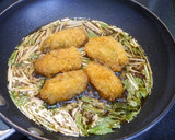 簡単！カキ丼(カキの卵とじ)牡蠣風味作り方2写真
