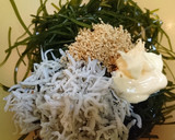 １分【昆布としらすのマヨポン胡麻和え】♪作り方1写真