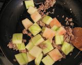 そぼろあんかけで美味しいスイカ丼作り方3写真