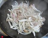 手抜き！小松菜と豚肉の市販タレ炒め作り方2写真