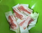 超簡単で絶品！レンチンで白菜と豚バラ蒸し作り方3写真