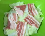 超簡単で絶品！レンチンで白菜と豚バラ蒸し作り方4写真