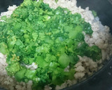 菜の花と鶏そぼろの土鍋ごはん作り方6写真