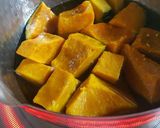 冷凍かぼちゃの煮物〜ホクホクになる煮方ღ作り方3写真