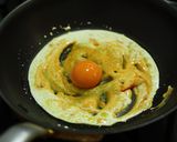 ウニと卵黄のパスタ作り方2写真