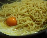 ウニと卵黄のパスタ作り方5写真