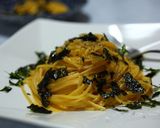 ウニと卵黄のパスタ作り方8写真
